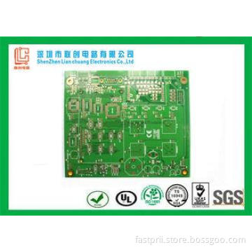 Automation Control 8 layer HDI pcb with green mask white si
